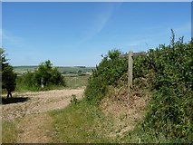 SS4538 : Hole Lane and Hannabarrow Lane join Long Lane by Roger A Smith