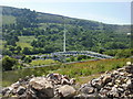 Cwm footbridge viewed from the east