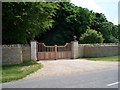 Gates to Idbury House