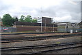 Buildings by the railway south of Norwood Junction Station