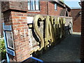 Old cinema sign outside Petersfield Museum