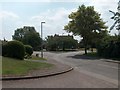 Road junction in Warton