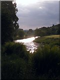 NT4434 : Last light on the River Tweed, Caddonfoot by Iain Lees