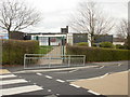 Entrance to Lodge Hill Junior School, Caerleon