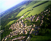 TL8562 : Housing estate and school on southern edge of Bury St Edmunds by John Goldsmith