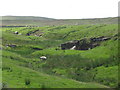 Cleugh of un-named burn south of Wolf Hills