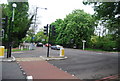 TQ3373 : Pedestrian Crossing, Junction of Dulwich Common (A205) and College Rd by N Chadwick
