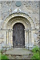 TM3896 : Norman Arch Hales St Margaret by Ashley Dace