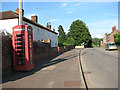 K6 telephone box in Helhoughton village