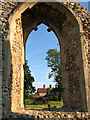 The ruins of St Margaret