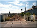 Start of the final kilometre on the Cambrian Coast line