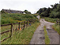 Lane approaching Whittle Fold farm