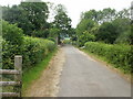 Former section of Hay to Glasbury  road