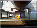 Under the footbridge at Luton Airport Parkway