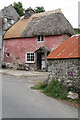 Widecombe in the Moor: Pink Cottage