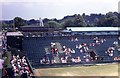 TQ2472 : Wimbledon 1991 - Seating on the old Court No 2 by Barry Shimmon