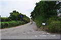 Poole Lane leading from Mortehoe Station Road to Poole Farm