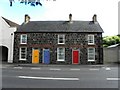 Houses with colourful doors