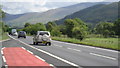 NY1630 : The A66 heading west near Embleton in Cumbria by James Denham