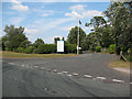 Entrance to Middlewich Road Industrial Estate