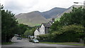 The B5289 heading in to Keswick in Cumbria