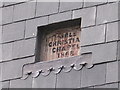 Bere Ferrers, old Bible Christian Chapel, gable-end detail