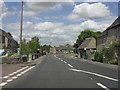 Bend in the A417 through Poulton