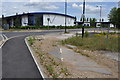 Section of disused road on the former RAF Finningley