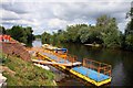 Landing stage on the River Wye