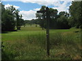 Footpath junction near Sweetwoods Park Golf Course