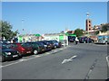 Cars parked at Asda in Weymouth