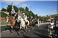 The Braw Lad and Lass and attendants at Braw Lads Brae