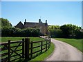 Farmhouse driveway