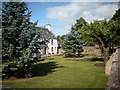 The gardens at Abbey House in Melrose