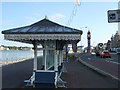 Ornate shelter on the front at Weymouth