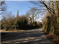 SX0356 : Road past Knightor by Derek Harper