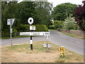 Lower Tadmarton, fingerpost