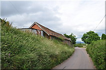 SS9311 : Mid Devon : Seven Crosses Road & Ford Farm by Lewis Clarke