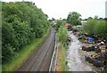 Waterloo - Exeter line site of Semley Station  