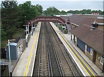 SU8868 : Martins Heron railway station by Nigel Cox