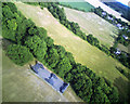 Skate park, Bransgore, from the air