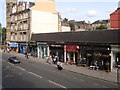 Shops at the north end of Byres Road