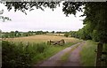 Track and gate near Winters Cross