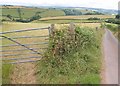 Gate with a view, Hill Lane