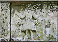 A table tomb detail at Southdean (Chesters) Parish Churchyard