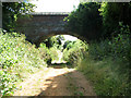 View along the former trackbed of the harbour line