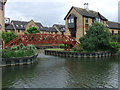 Riverside housing by the Stort Navigation