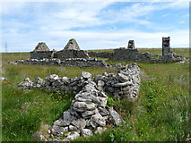 ND1326 : Cruck framed cottage and enclosure, Ramscraigs by Claire Pegrum