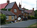 Cottages opposite Priors Hardwick church