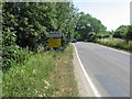 The B2166 heading SE to Bognor Regis via Lagness village